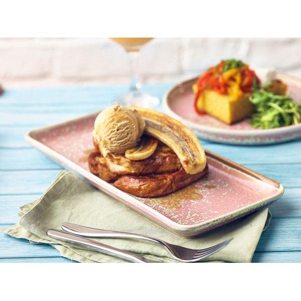 Terra Porcelain Rose Narrow Rectangular Platter 31 x 14cm - BESPOKE 77