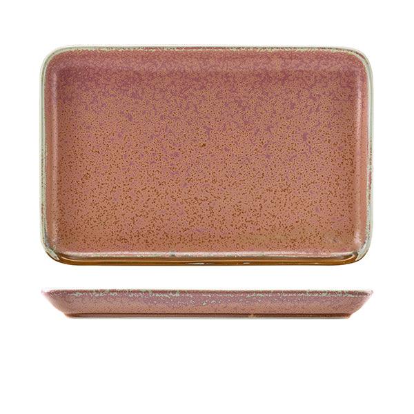 Terra Porcelain Rose Rectangular Platter 30 x 20cm - BESPOKE 77