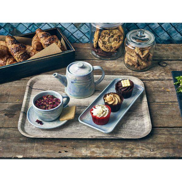 Terra Porcelain Seafoam Narrow Rectangular Platter 27 x 12.5cm - BESPOKE 77