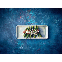 Terra Porcelain Seafoam Narrow Rectangular Platter 31 x 14cm - BESPOKE 77