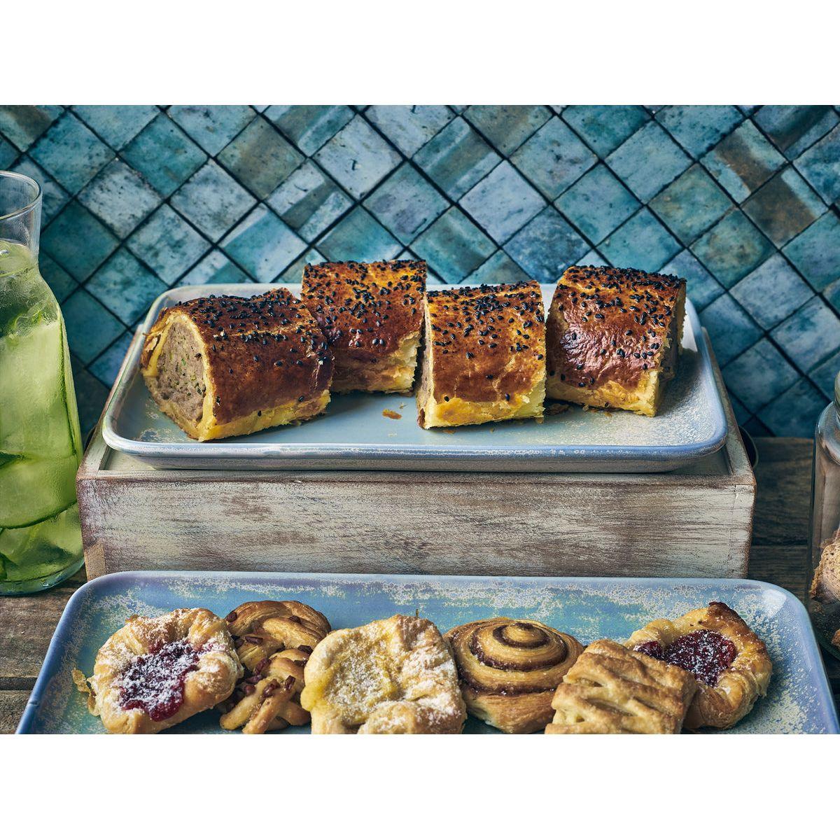 Terra Porcelain Seafoam Rectangular Platter 30 x 20cm - BESPOKE 77