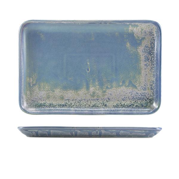 Terra Porcelain Seafoam Rectangular Platter 30 x 20cm - BESPOKE 77