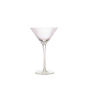 Senza fluted lead-free crystal martini glass 24.5cl
