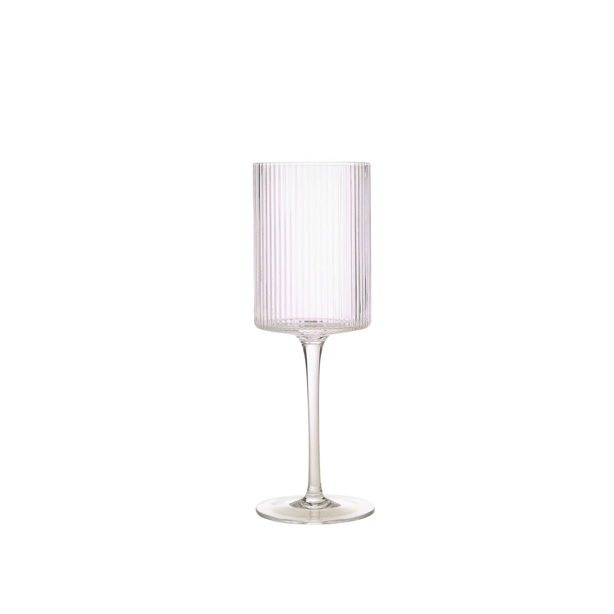Senza fluted lead-free crystal wine glass 31cl