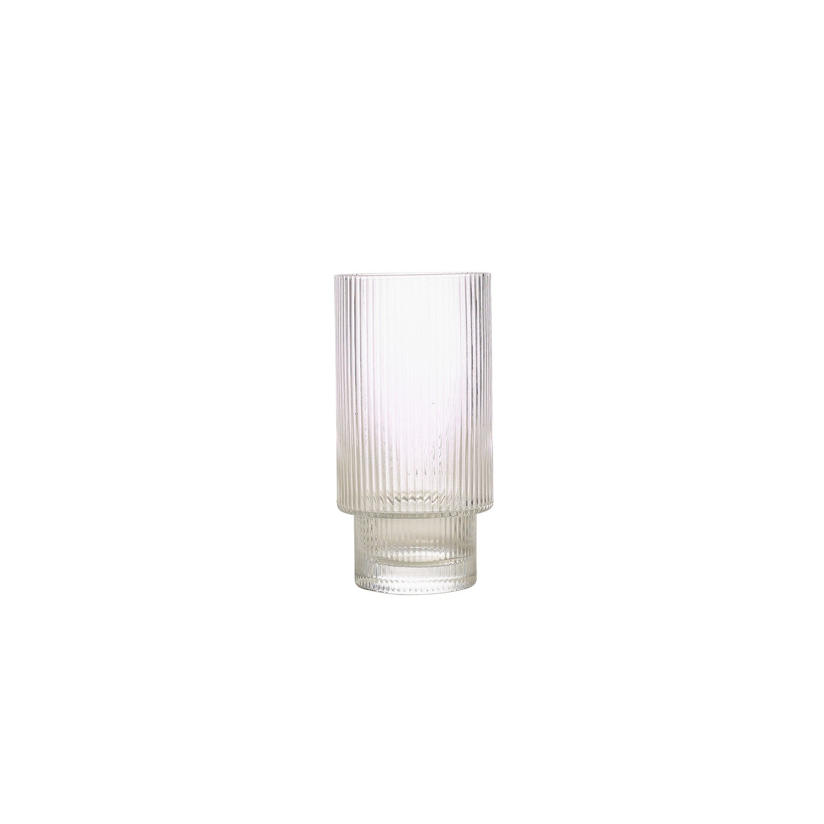 Senza fluted lead-free crystal hiball tumbler 39.5cl