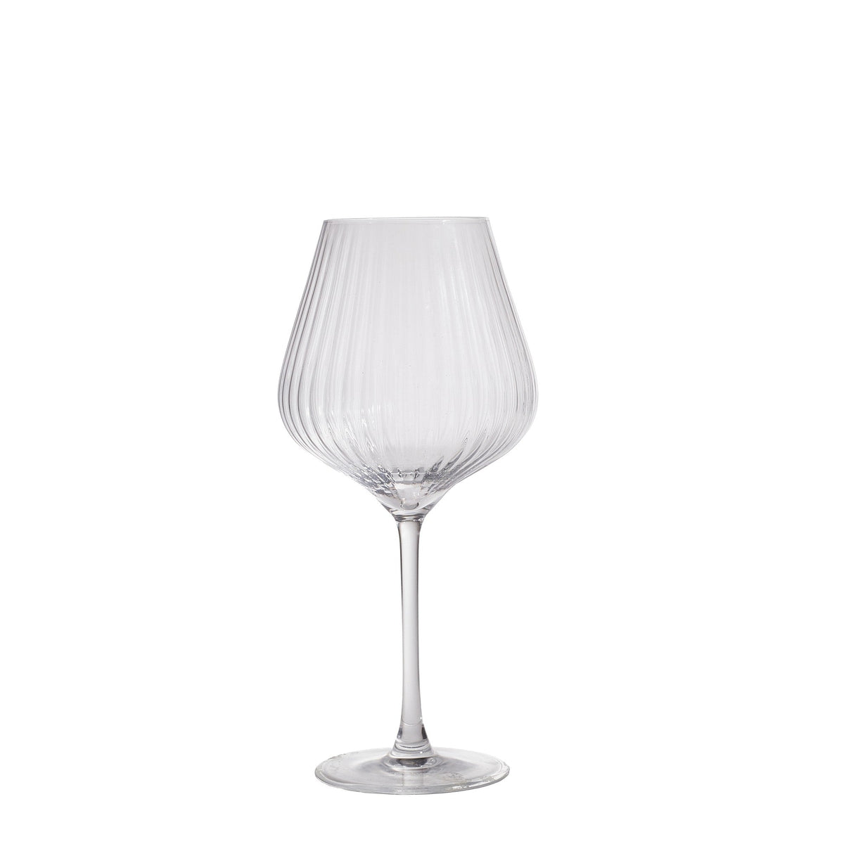 Vivace optic lead-free crystal wine glass 65cl with wide curvaceous bowl