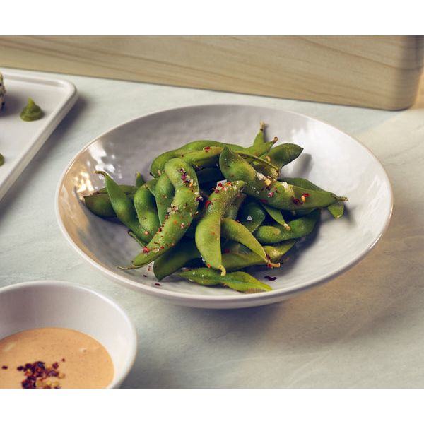 White Osaka Melamine Curved Bowl 14.4 x 14.1 x 7cm - BESPOKE 77