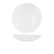 White Osaka Melamine Coupe Bowl 24 x 5cm - BESPOKE 77