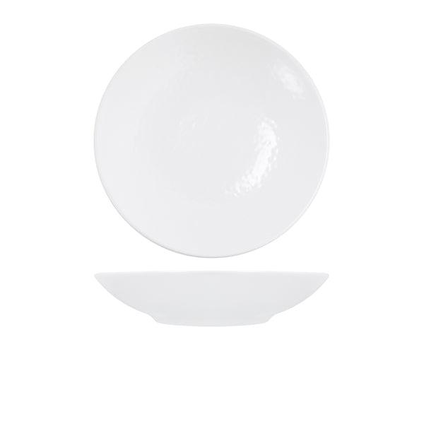White Osaka Melamine Coupe Bowl 24 x 5cm - BESPOKE 77