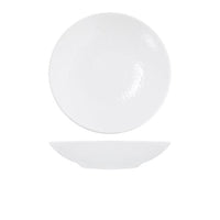 White Osaka Melamine Coupe Bowl 24 x 5cm - BESPOKE 77