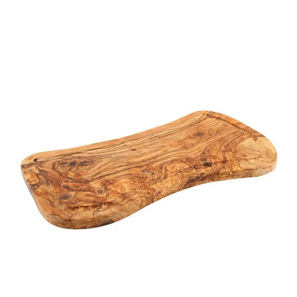 Olive Wood Serving Board W/ Groove 40 x 21cm+/- - BESPOKE 77