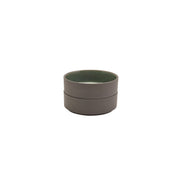 Kava green porcelain presentation bowl 13cm