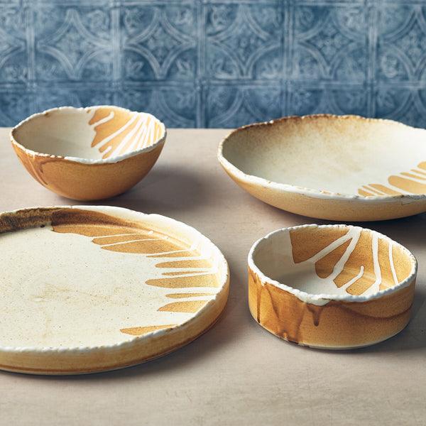 Terra Porcelain Roko Sand Presentation Bowl 13cm - BESPOKE 77