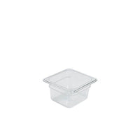 1/6 -Polycarbonate GN Pan 100mm Clear - BESPOKE 77