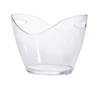 Clear Plastic Champagne Bucket Large - BESPOKE 77