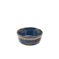 Terra Porcelain Aqua Blue Round Pie Dish 13.6cm - BESPOKE 77