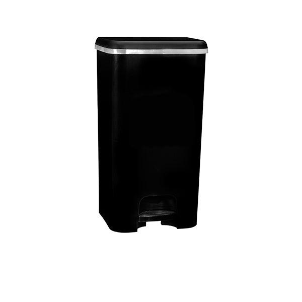 Black Polypropylene Pedal Bin 37L - BESPOKE 77