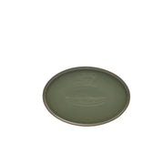 Kava green porcelain oval plate 28cm