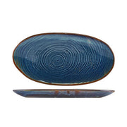 Terra Porcelain Aqua Blue Organic Platter 31cm - BESPOKE 77
