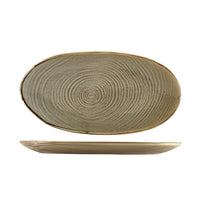 Terra Porcelain Grey Organic Platter 31cm - BESPOKE 77