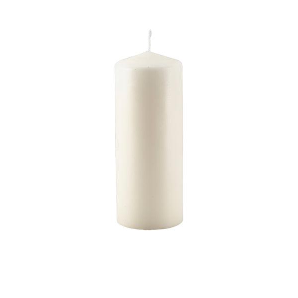 Pillar Candle 20cm H X 8cm Dia Ivory - BESPOKE 77