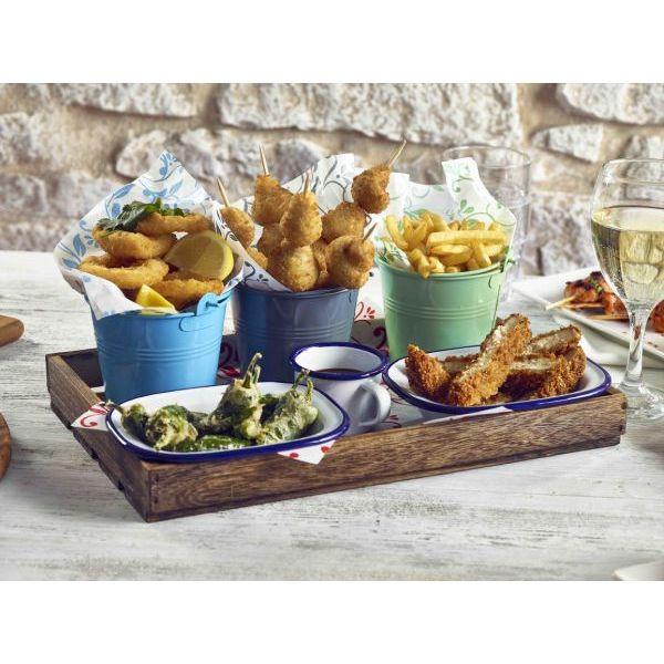 Greaseproof Paper Green Floral Print 25 x 20cm - BESPOKE 77