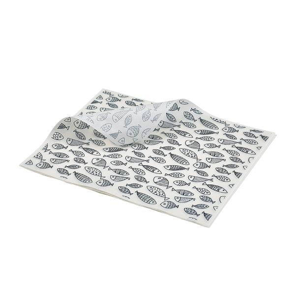 GenWare Greaseproof Paper Fish 20 x 25cm - BESPOKE 77