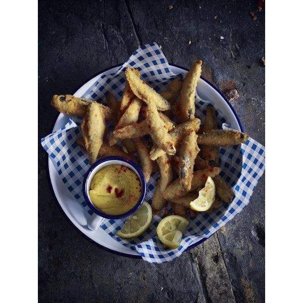 Greaseproof Paper Blue Gingham Print 25 x 20cm - BESPOKE 77