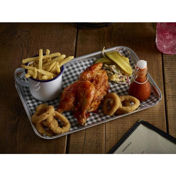 Greaseproof Paper Black Gingham Print 25 x 20cm - BESPOKE 77