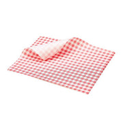 Greaseproof Paper Red Gingham Print 25 x 20cm - BESPOKE 77