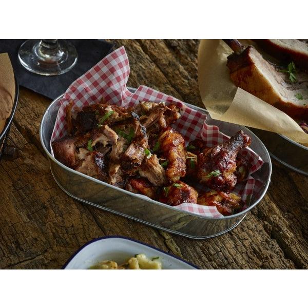 Greaseproof Paper Red Gingham Print 25 x 20cm - BESPOKE 77