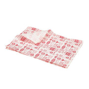 Greaseproof Paper Red Steak House Design 25 x 35cm - BESPOKE 77