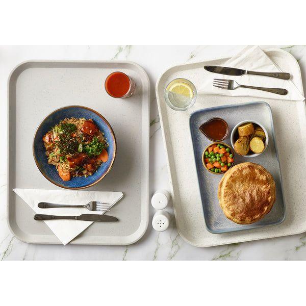 Polyester Tray White 46 x 36cm - BESPOKE 77