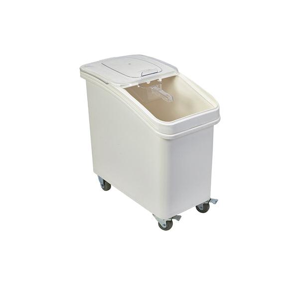 Polypropylene Mobile Ingredient Bin with Scoop 102 Litre - BESPOKE 77