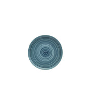 Miro blue reactive glaze porcelain presentation plate 20.5cm