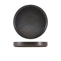 Terra Porcelain Black Presentation Plate 20.5cm - BESPOKE 77