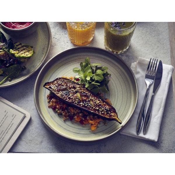 Terra Porcelain Matt Grey Presentation Plate 18cm - BESPOKE 77