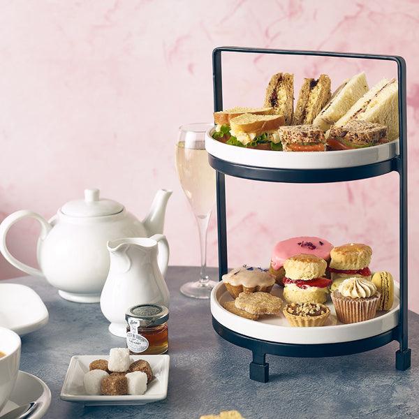 GenWare Two Tier Presentation Plate Stand 20.5cm - BESPOKE 77