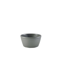 GenWare Melamine Matt Grey Ripple Ramekin 68ml/2.4oz - BESPOKE 77