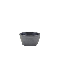 GenWare Melamine Matt Black Ripple Ramekin 113ml/4oz - BESPOKE 77