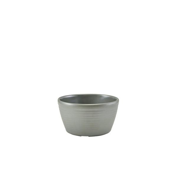 GenWare Melamine Matt Grey Ripple Ramekin 113ml/4oz - BESPOKE 77