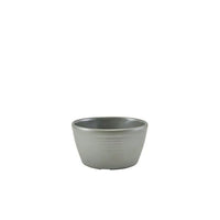 GenWare Melamine Matt Grey Ripple Ramekin 113ml/4oz - BESPOKE 77