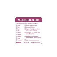 50X50mm Removable Allergen Label (500) - BESPOKE 77