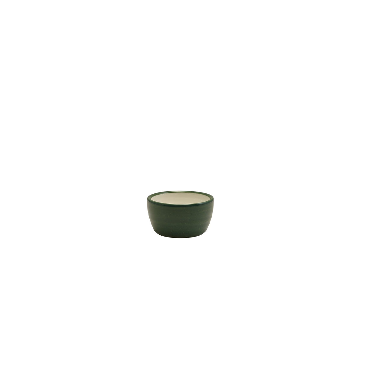 Miro green reactive glaze porcelain ramekin 7cl