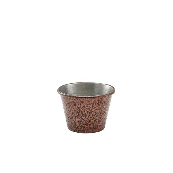 2.5oz Stainless Steel Ramekin Hammered Copper - BESPOKE 77
