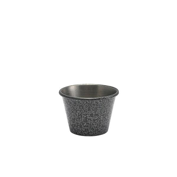 2.5oz Stainless Steel Ramekin Hammered Silver - BESPOKE 77