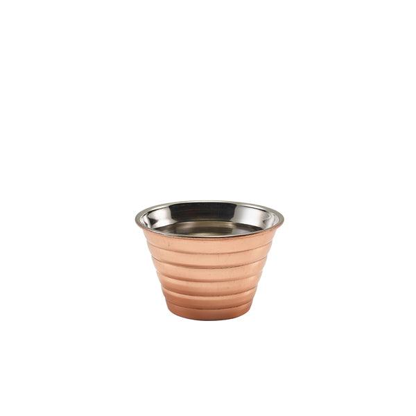 GenWare Copper Plated Ribbed Ramekin 114ml/4oz - BESPOKE 77