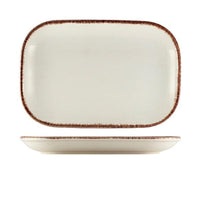 Terra Stoneware Sereno Brown Rectangular Plate 29 x 19.5cm - BESPOKE 77