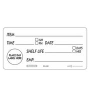 50 X 100mm Removable Shelf Life Label (500) - BESPOKE 77