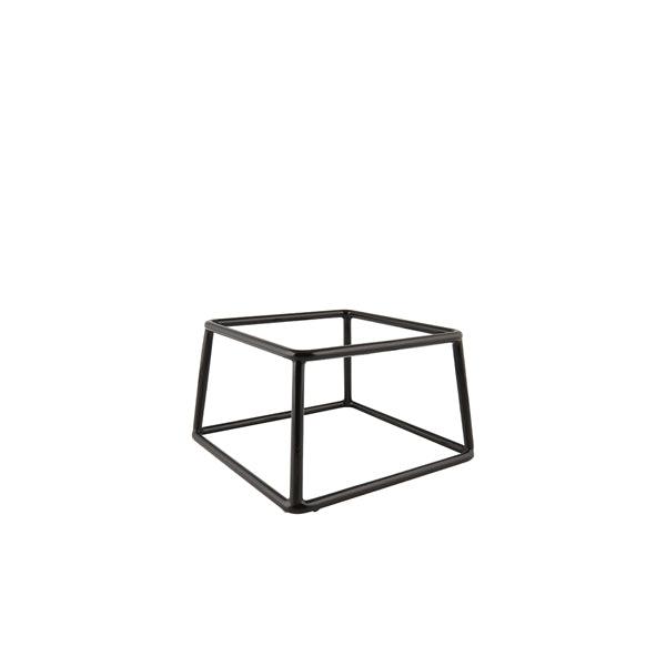 Genware Black Anti-Slip Buffet Riser 18 x 10cm - BESPOKE 77